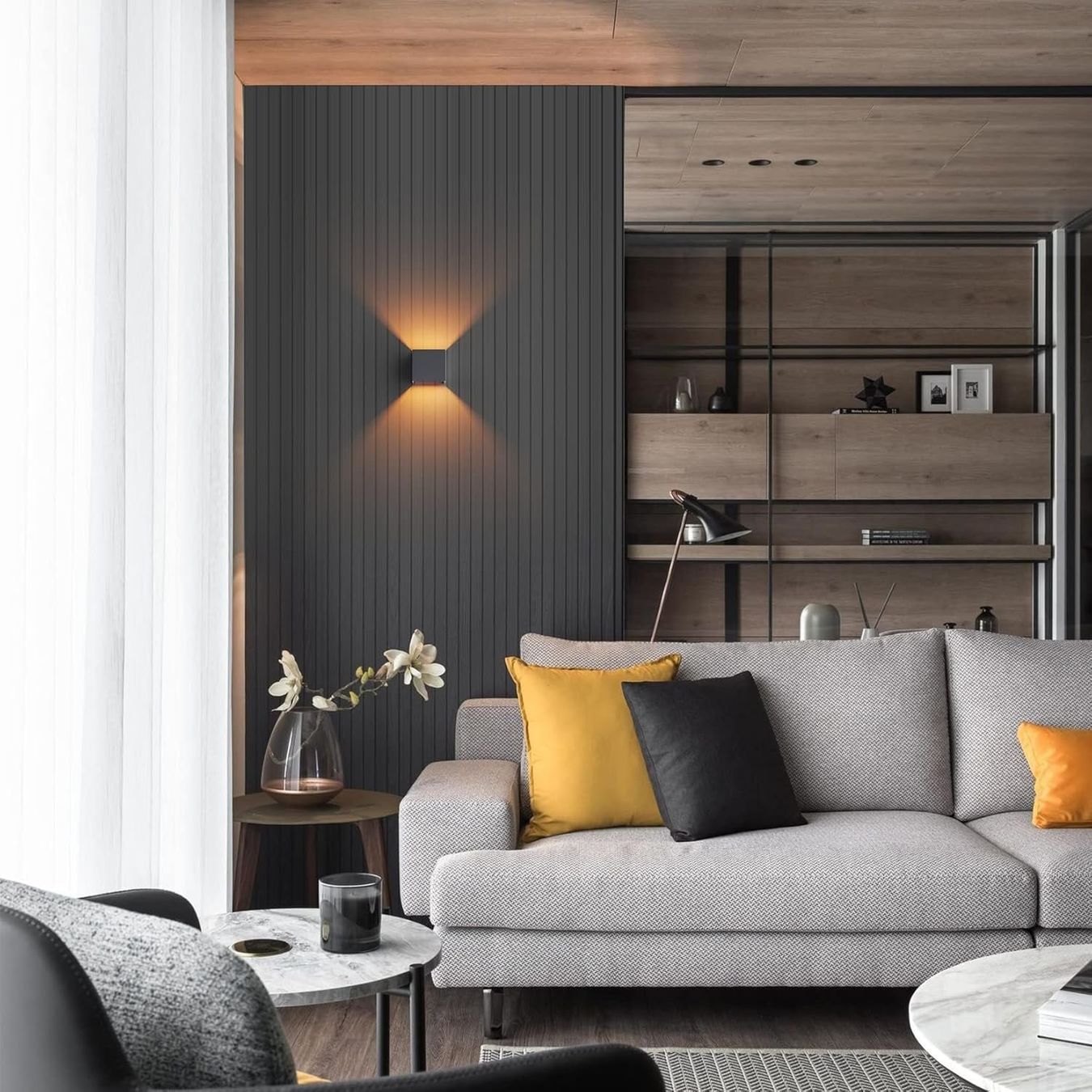 Lampade: Außenwandleuchte 2er Set G9 3000K Anthrazit Innen Außen – Nuovo e nell'imballaggio originale da Hallau venduto da Sale50OFF 6