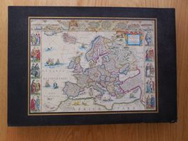 Sammlung alter europäischer Landkarten und Städteansichten