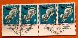 Nr.J 215 Pro Juventute GESTEMPELT Bern 1966 Wildtiere   