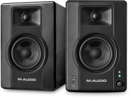 M-Audio BX4BT Studiomonitore + höhenverstellbarer Ständer