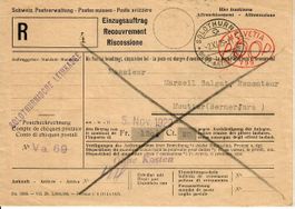 R - Brief, Solothurnische Leihkasse 1929 nach Moutier