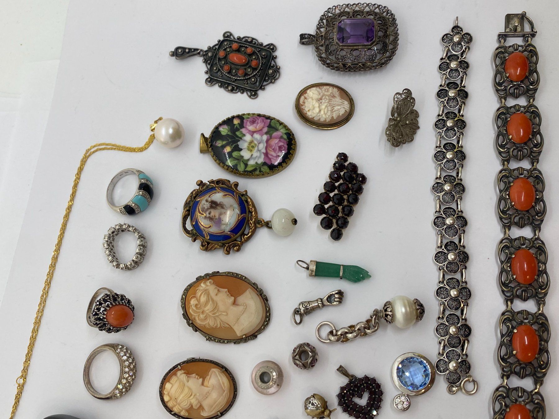 Altri gioielli: LOT Antik/alter Schmuck Silber /i427 – Usato da Bern venduto da JMsoehne1987 8