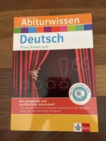 Abiturwissen Deutsch/ Prosa, Drama,Lyrik