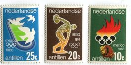 Briefmarken Olympische Spiele. Niederländischen Antillen