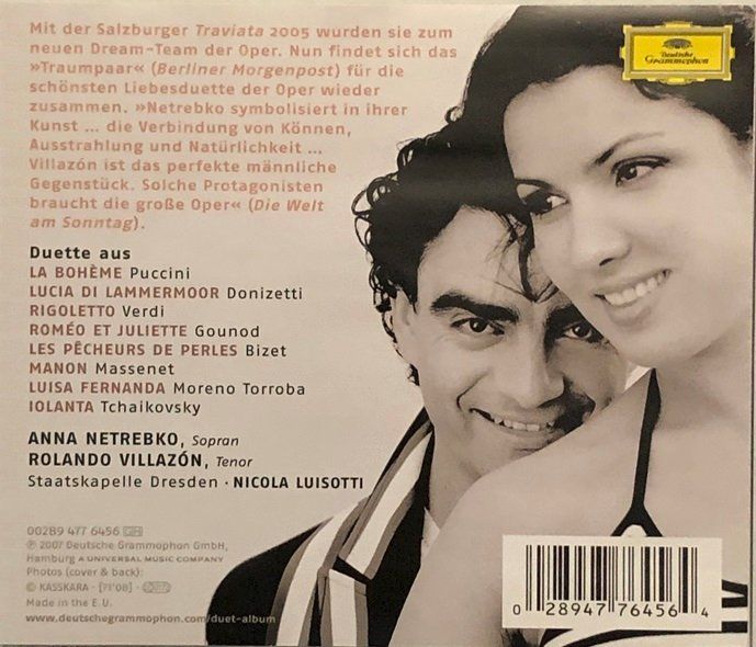 CDs: Anna Netrebko / Rolando Villazón - Duets – Gebraucht aus Grüningen von azulamarillo 1