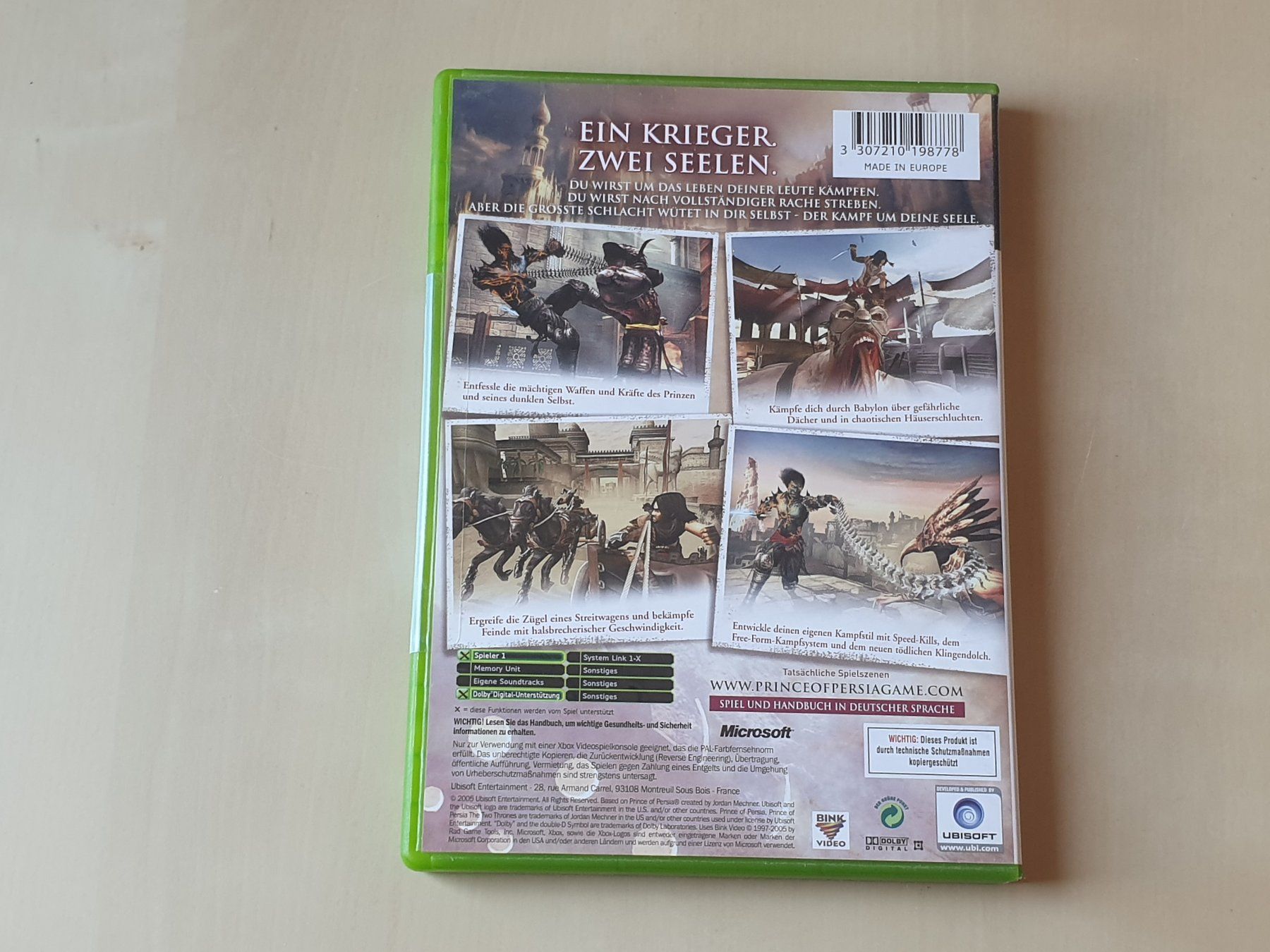 Microsoft Spiele: Prince of Persia The Two Thrones – Gebraucht aus Stansstad von collectorsshop 1