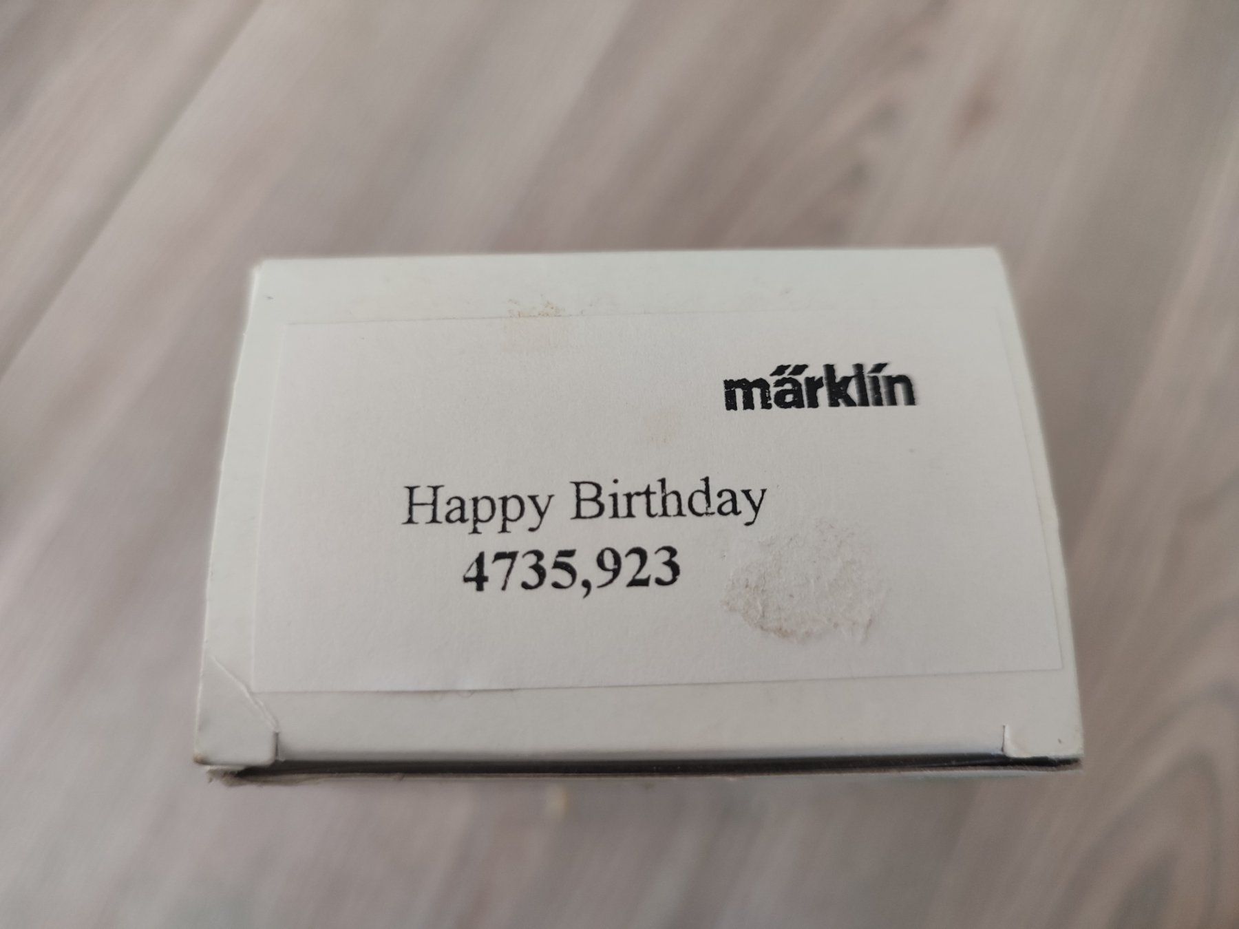 Märklin Modelleisenbahnen: Märklin H0 Güterwagen "Happy Birthday" – Neu und originalverpackt aus Röschenz von elefant91 3