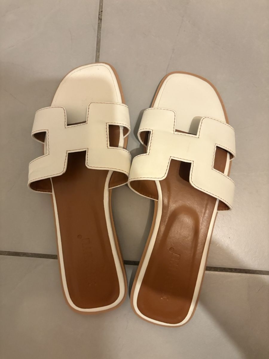 Scarpe da donna: Pantoletten weiss Grösse 39 – Usato da Winterthur venduto da nik_pr58
