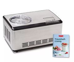 Joghurt- und Glacemaschine, silber, 2 l inkl. Rezeptbüchlein