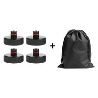 ✅ NEU 4 Stück Gummiauflage-Adapter für Tesla Model 3/S/X