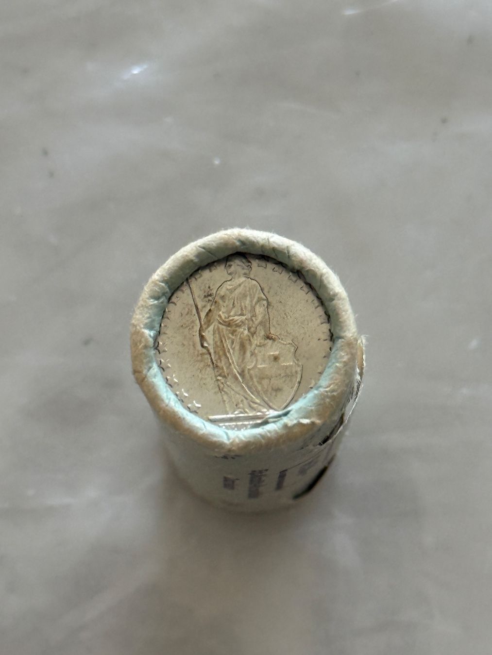 Tutti le monete: 1 Franken 1965  Original Rolle  Stempelglanz – Nuovo e nell'imballaggio originale da Wallisellen venduto da SWISS_SILVER1 2