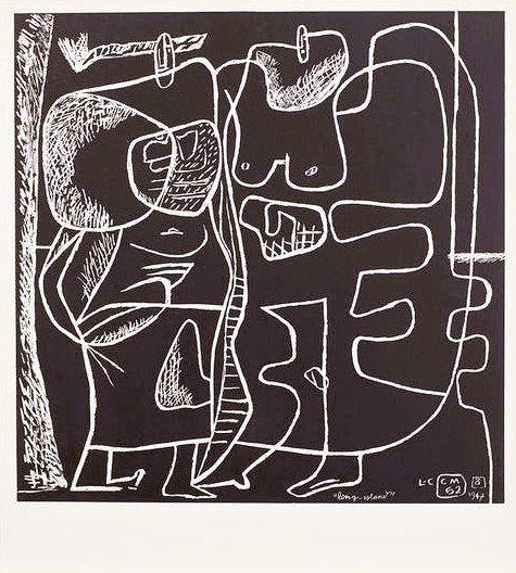 Grafica & Litografie: Le Corbusier.Grafik. – Usato da Allschwil venduto da ART21