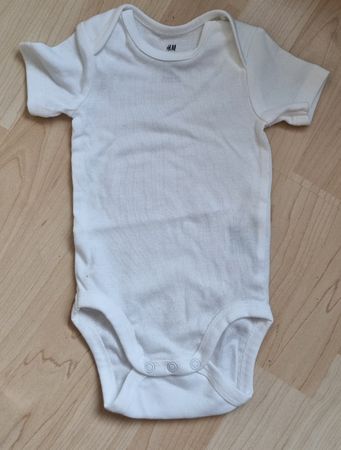 Body H&M weiss Grösse 62 Kurzarm Neuwertig