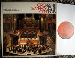 Orch. Symph. Genevois Bach Suite N°3 David Blum - Swiss RARE