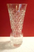 Vase, Echt Bleikristall, handgeschliffen