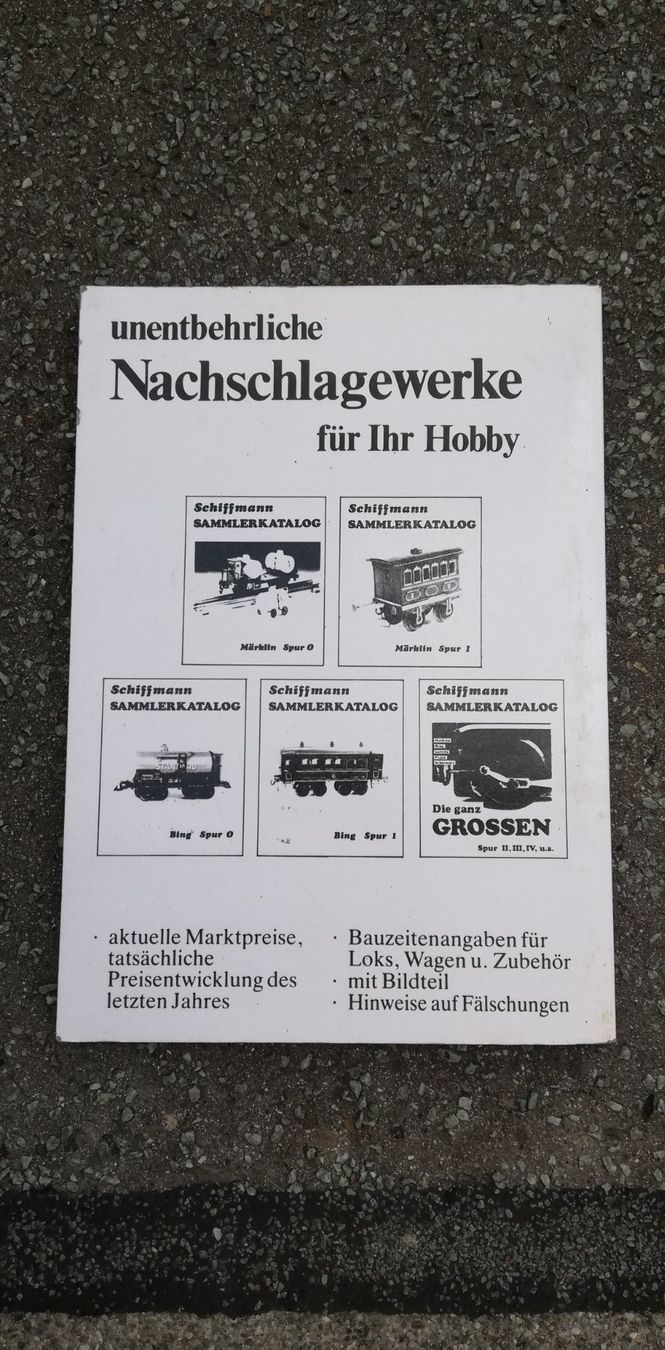 Bing Modelleisenbahnen: Schiffmann Sammlerkatalog Bing Sp0 – Gebraucht aus Thun von Matthias72 1