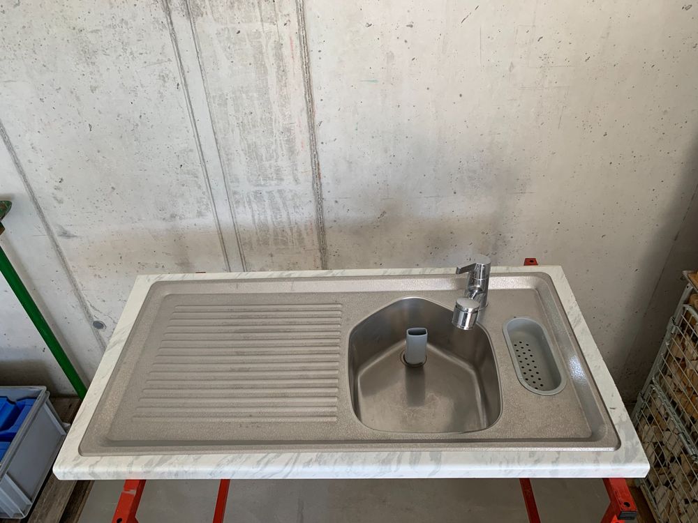 Edelstahl-Spüle 75x40 Cm Für Küche & Bar – Aus 304 Edelstahl, Mit Abtropffläche, Korb & Abfluss, Robust & Pflegeleicht