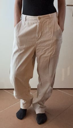 Everlane Hose, hellbaige, 10