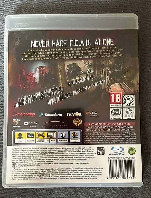 Giochi: F.E.A.R. 3 Ps3 Spiel – Usato da Gränichen venduto da adr1an 1