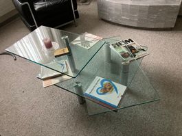 Couchtisch Kristallglas