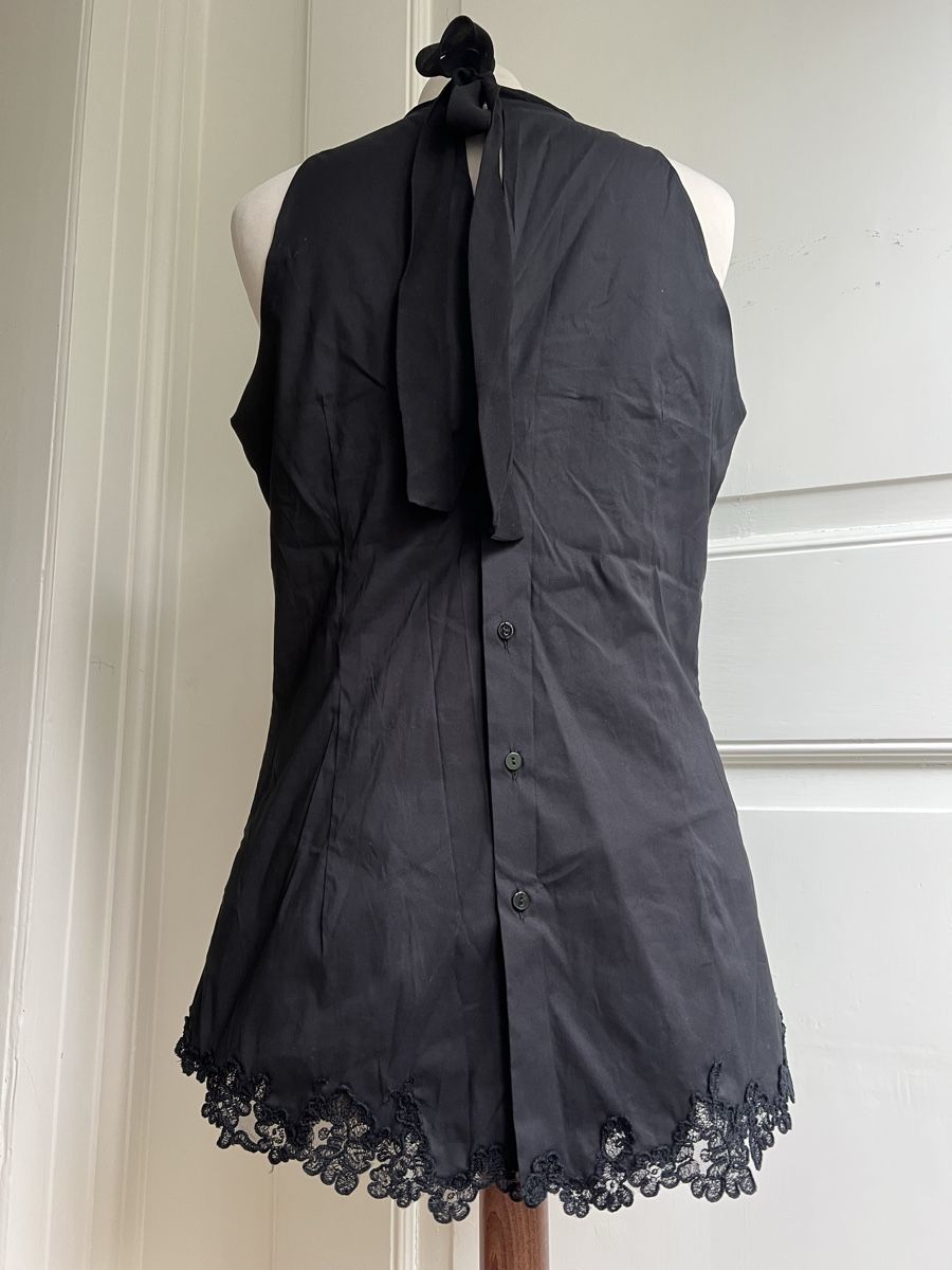 Ermanno Scervino Top: Ermanno Scervino Schwarzes Spitzen-Top de 40/IT46 – Usato da Zürich venduto da angielmora 2