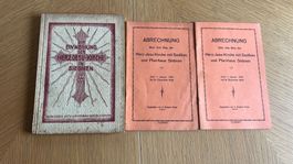 Alte Bücher: Einweihung Herz-Jesu-Kirche Siebnen,1925-1928