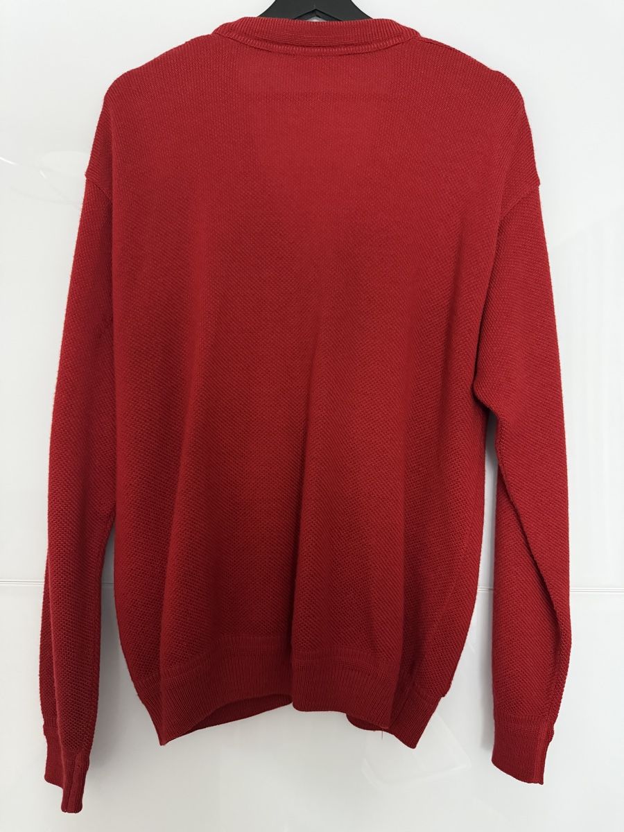 Lacoste Giacche: Lacoste Strickjacke in rot in der Gr M – Usato da Grenchen venduto da servet.t 1