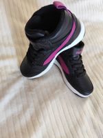 Hohe Sneaker für Kids Size 32/Schwarz, Violet mit Klett!