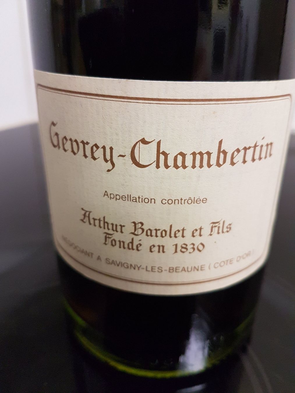 Vino: Gevrey - Chambertin 1981 Arthur - Barolet – Nuovo (secondo la descrizione) da Grenchen venduto da poggione 3