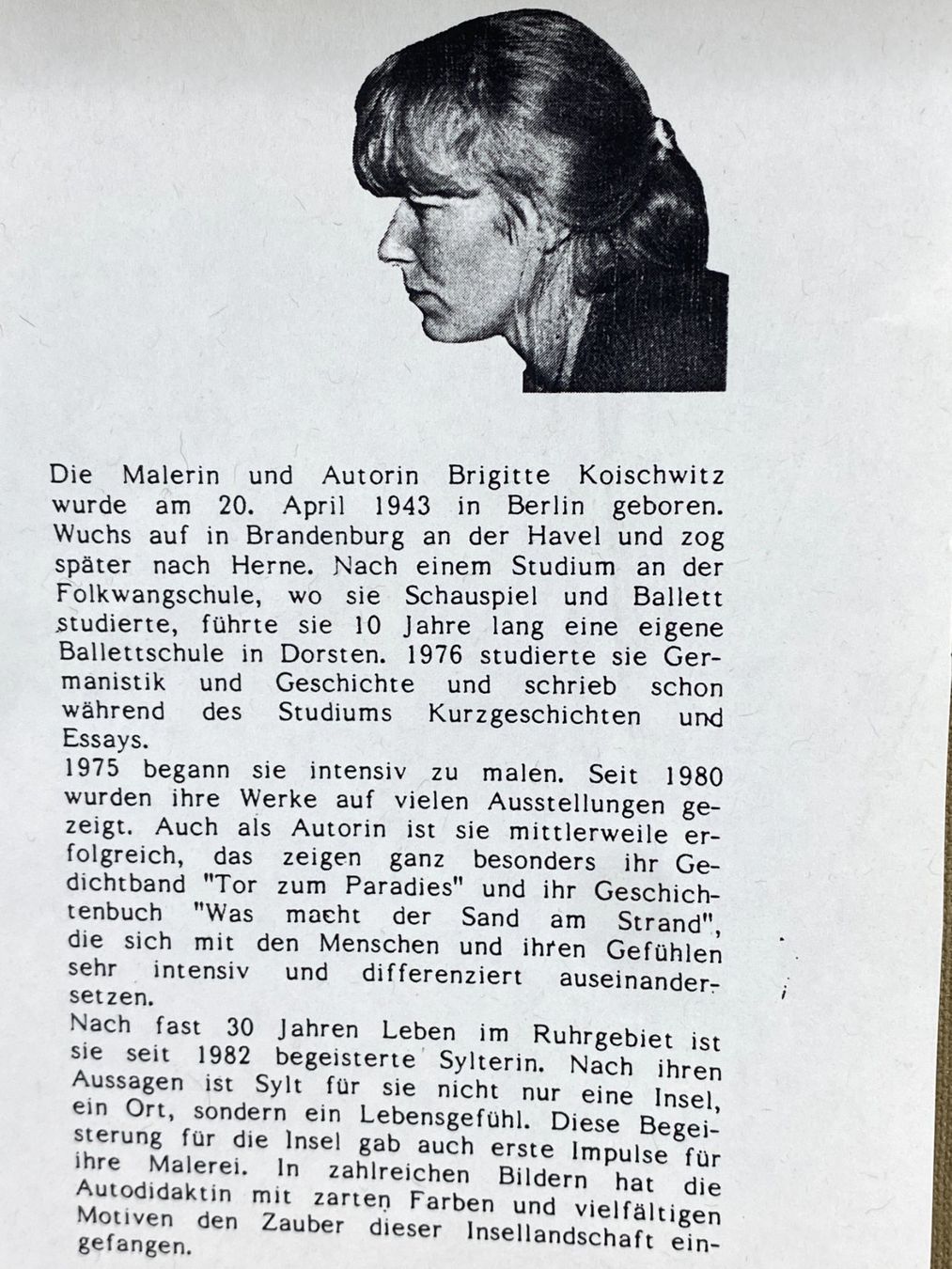 Dipinti: Brigitte Koischwitz Naive Kunst Gemälde Sylt Haus – Usato da Volketswil venduto da Artivo 4