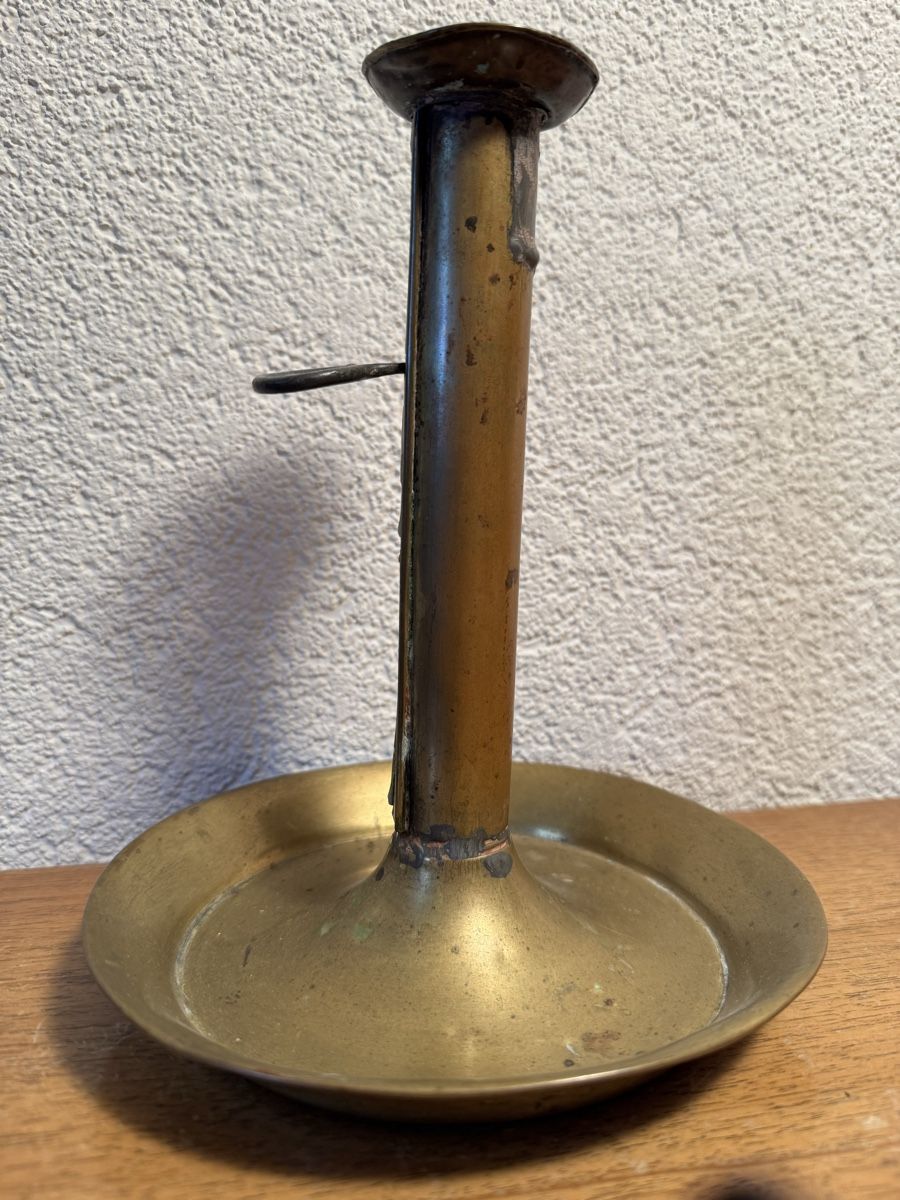 Portacandele: Biedermeier Kerzenständer Messing  21cm hoch – Usato da siebnen venduto da minte 2