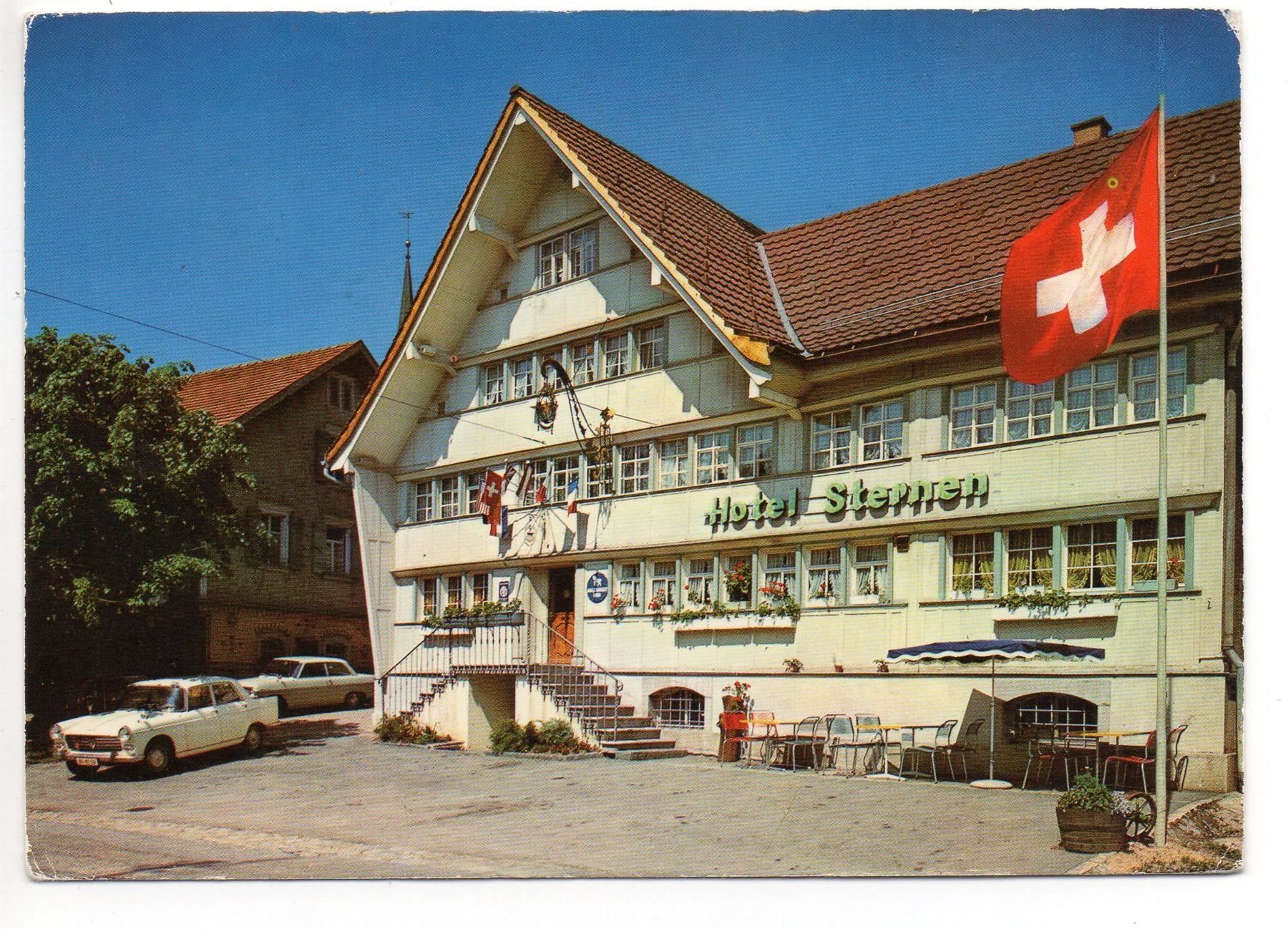 Cartes postales: WALDSTATT Hotel Sternen, Auto – D'occasion à Jona par philajona