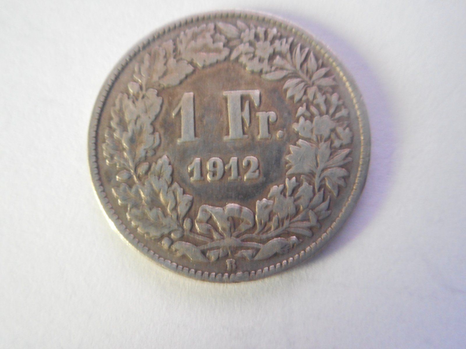 Alle Münzen: 1 Fr. 1912 silber – Gebraucht aus Kriegstetten von pizlad2010