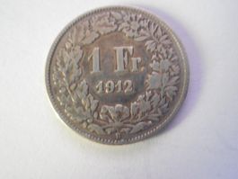 1 Fr. 1912 silber