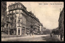 AK Genève, Rue de Chantepoulet, 1913
