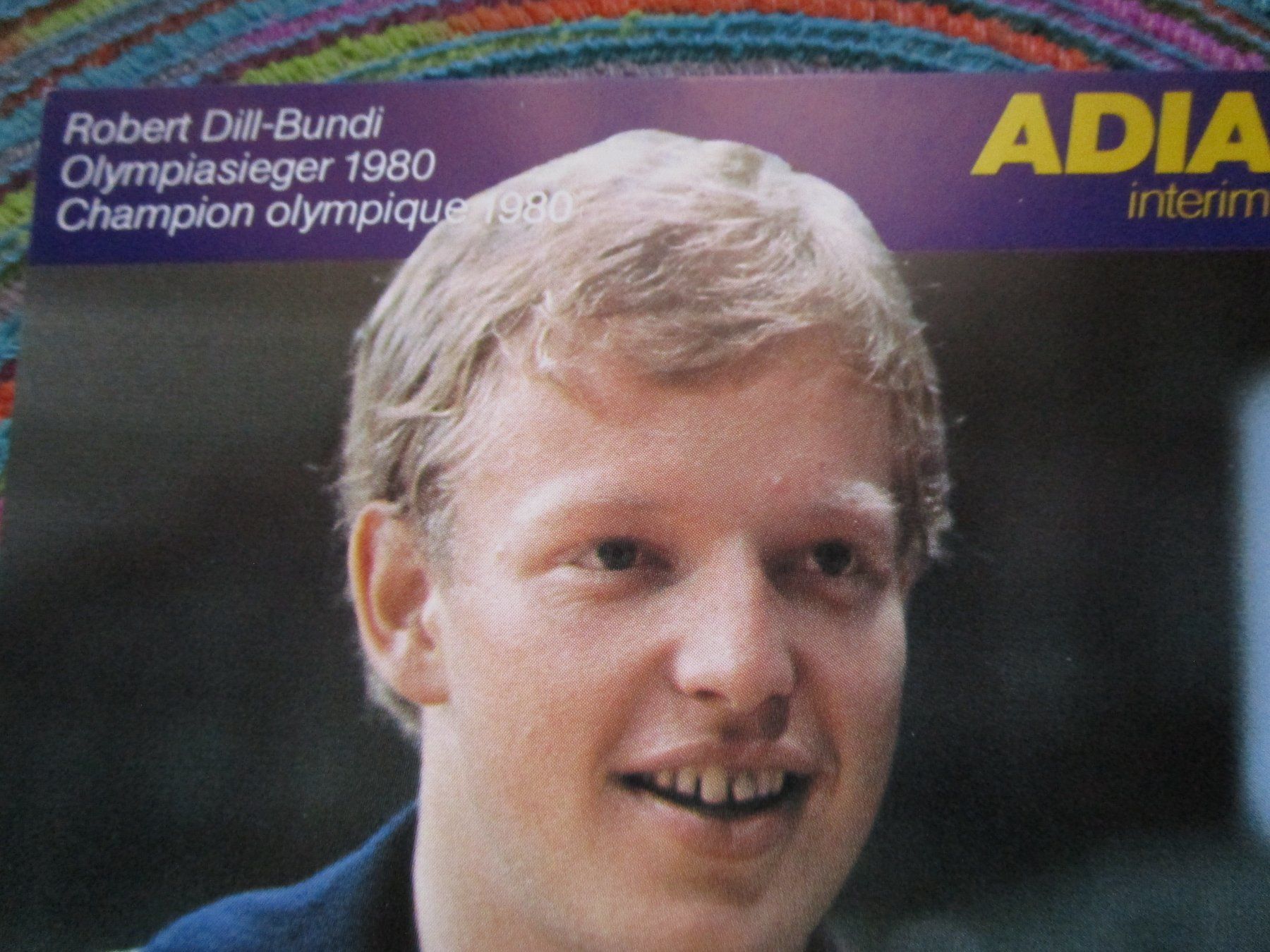 Autogramme: ROBERT DILL-BUNDI VELOFAHRER OLYMPIA-SIEGER 1990 – Gebraucht aus GUTENSWIL von Alpina6 1