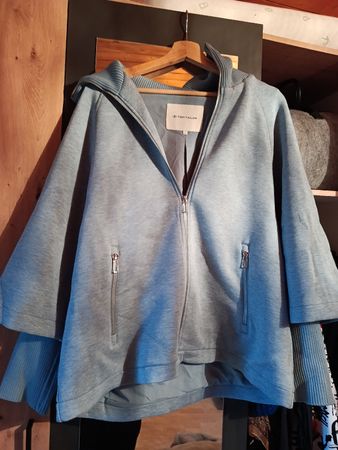 Tom Tailor Jacke mit Kapuze blau Grösse L guter Zustand