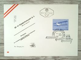 TR09 Enveloppe + Timbre Autriche 1961