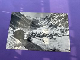 Täsch bei Zermatt, alte Ak, 1967 schön