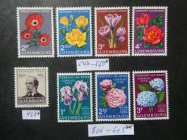 Luxemburg Lot ab 417 ungesgtempelt