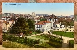 LAUSANNE et CASINO - Stadtpanorama