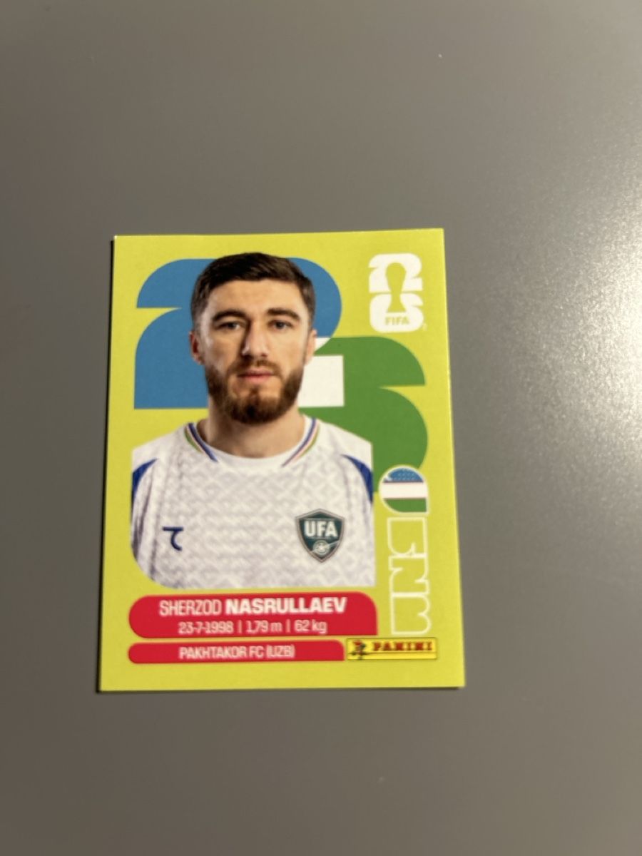 Panini Carte collezionabili: Sherzod Nasrullaev UZB 4 FWC 2026 – Nuovo (secondo la descrizione) da Boniswil venduto da sim_7zhp