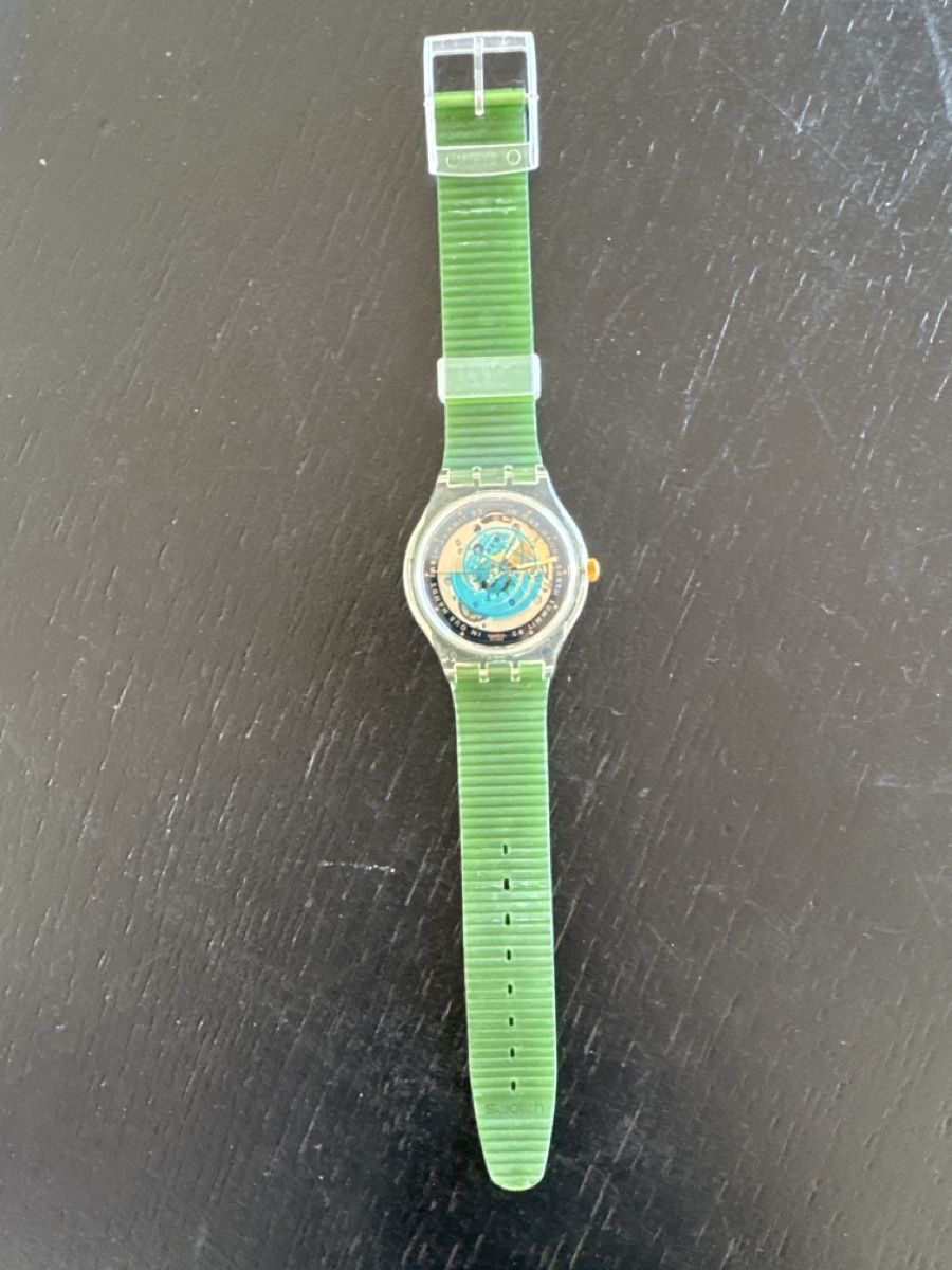 Swatch Montres: Swatch Uhr Automatic Earth Summit 92 neuwertig – Neuf (Voir description) à Hombrechtikon par mr.leu 1