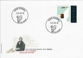 175 Jahre Basler Taube - Einzelmarke FDC