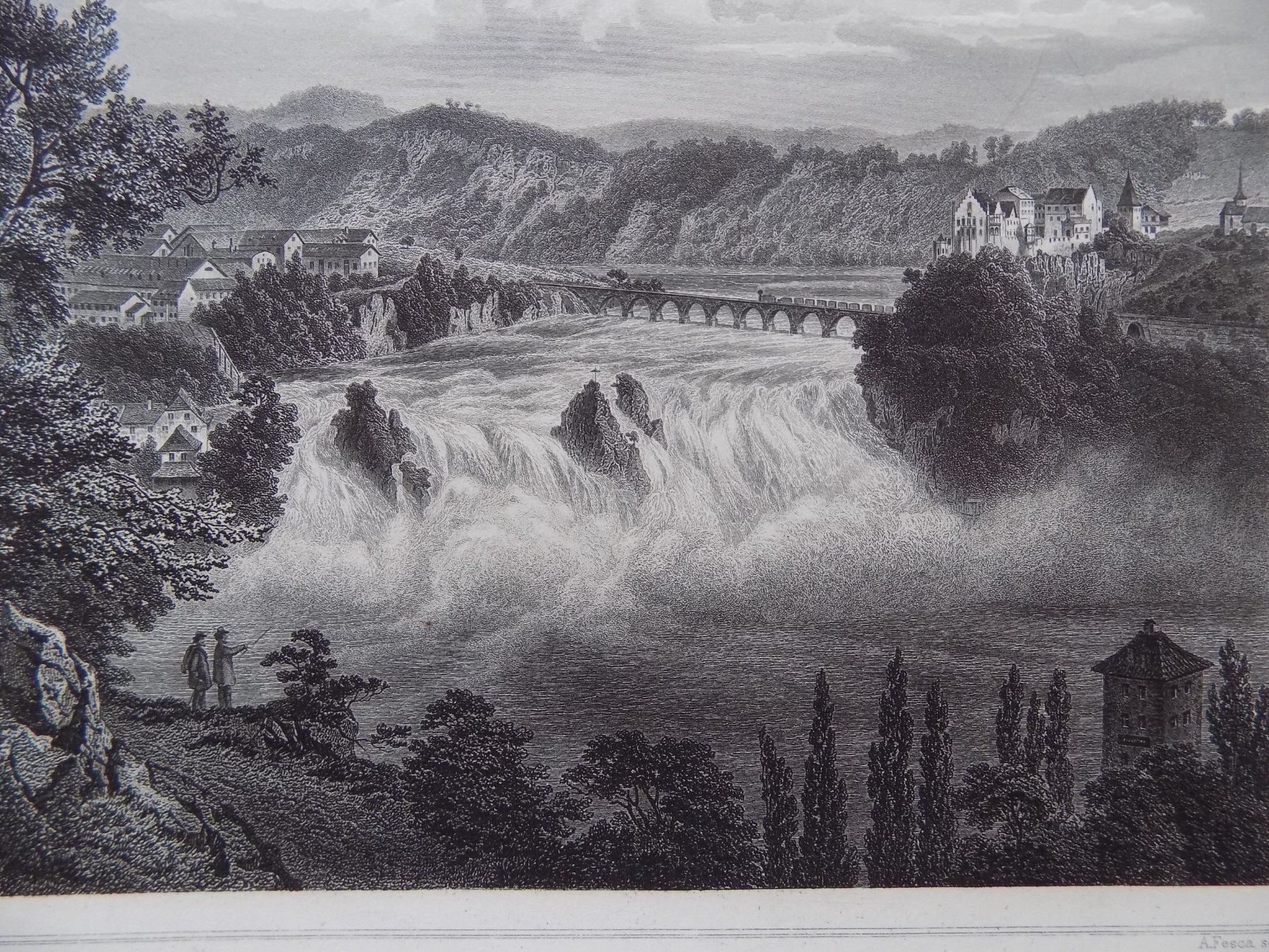 Gravures: Der Rheinfall bei Schaffhausen – D'occasion à Risch par Rischli15 2