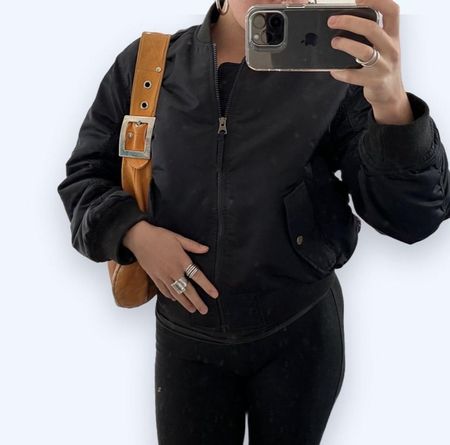 Veste bomber Levi Strauss & Co noire, taille S, occasion