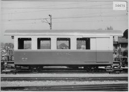 Voiture mixte BF 26, ex C 27 a Yverdon