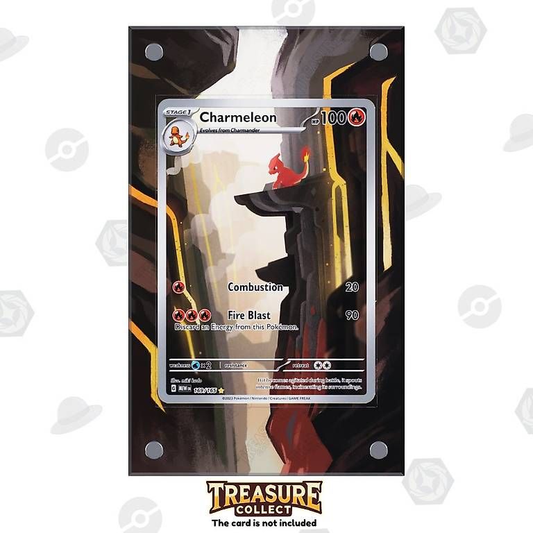 Pokémon Carte collezionabili: Charmeleon 169/165 - Pokémon Extended Artwork Display Case – Nuovo e nell'imballaggio originale da Canobbio venduto da TreasureCollect
