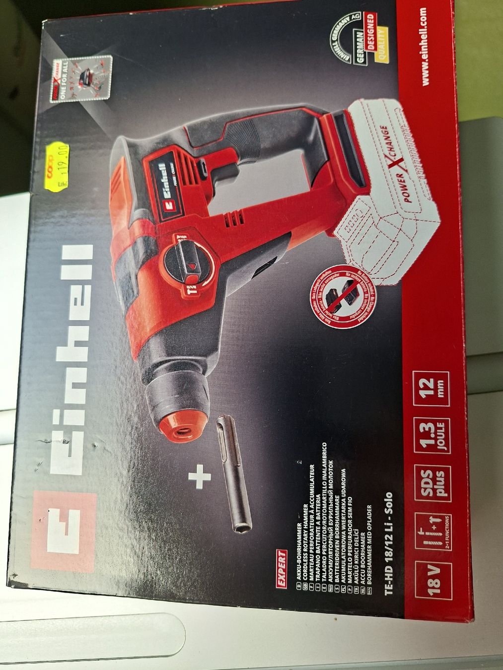 Einhell Perceuses: Einhell Bohrhammer 36V SDS plus neu. – Neuf (Voir description) à Meikirch par chrigeli06 2