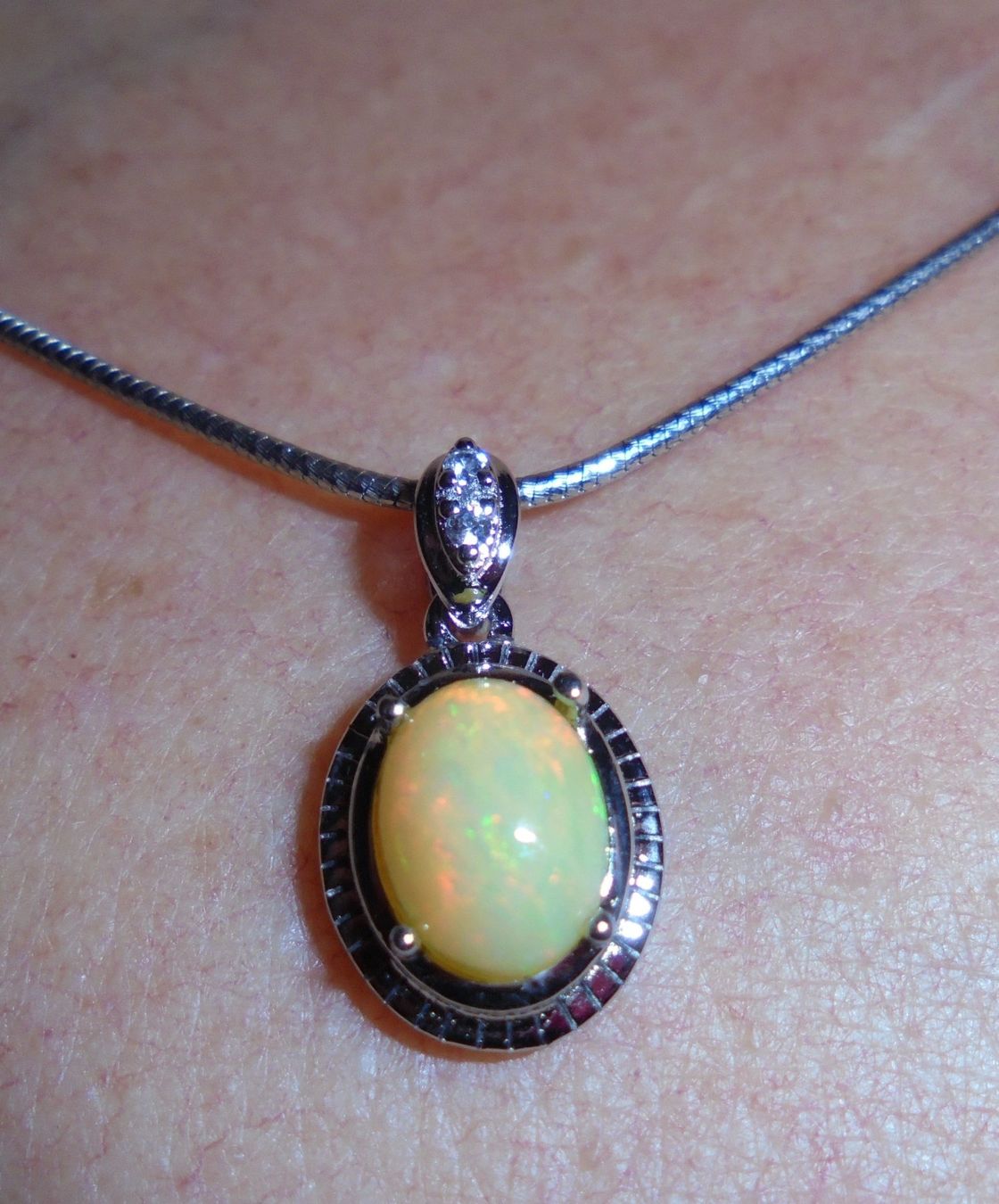 Anhänger: Echtschmuck: Welo-Opal Silberanhänger – Neu (gemäss Beschreibung) aus Zuchwil von maumauchi 3